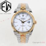 1-1 Replica Rolex Datejust Men Watch 18K Gold White Dial 41mm